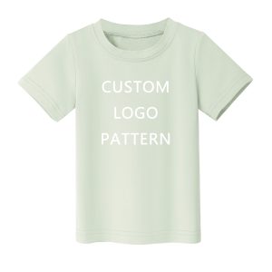 100% Cotton Solid Color Toddler T-shirt Custom Blank T-shirts Short Sleeve Summer Children Top T Shirt for Kids Girl Boy
