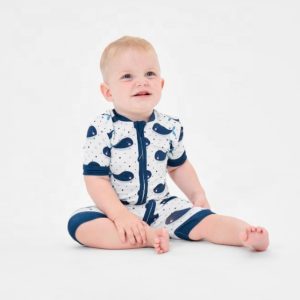 Kids Bamboo Pajamas Baby Zipper Footed Sleeper Romper Clothes Bamboo Tshirts Kids Pajamas Clothing Bamboo Kids Hoodie
