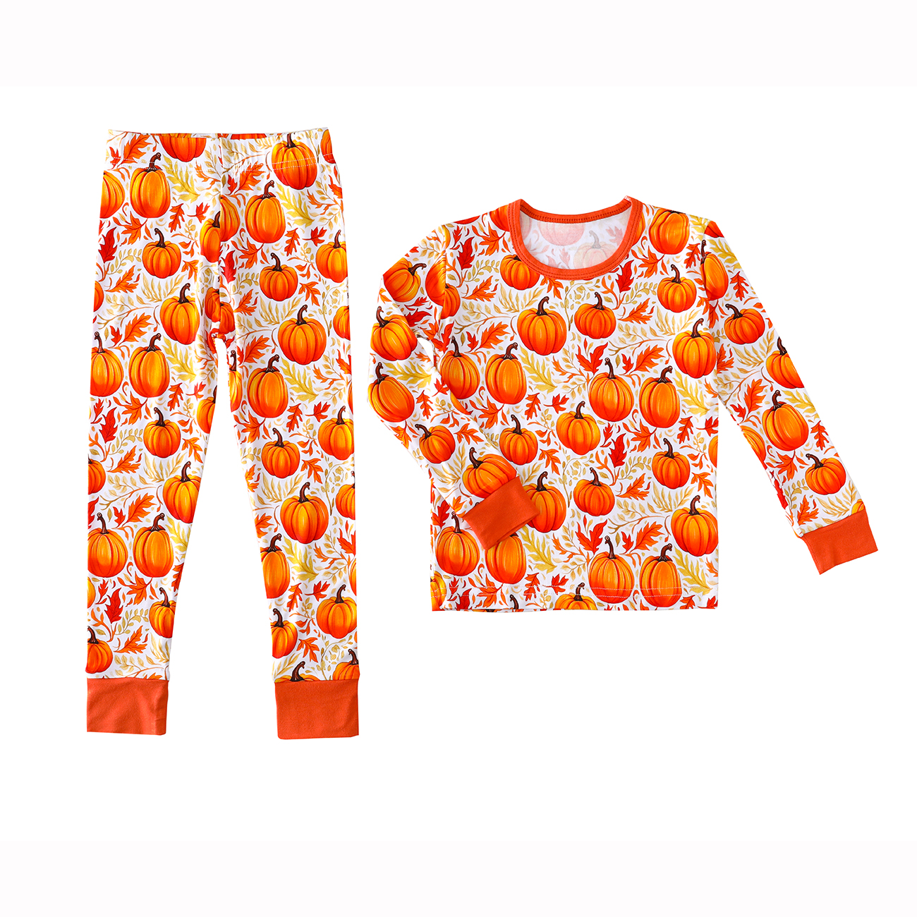 Custom Print Bamboo Baby Sleep Suit 95% Bamboo 5%Spandex Long Sleeve Kids Pajamas Clothes Set Soft Breathable Sleepwear - Image 3