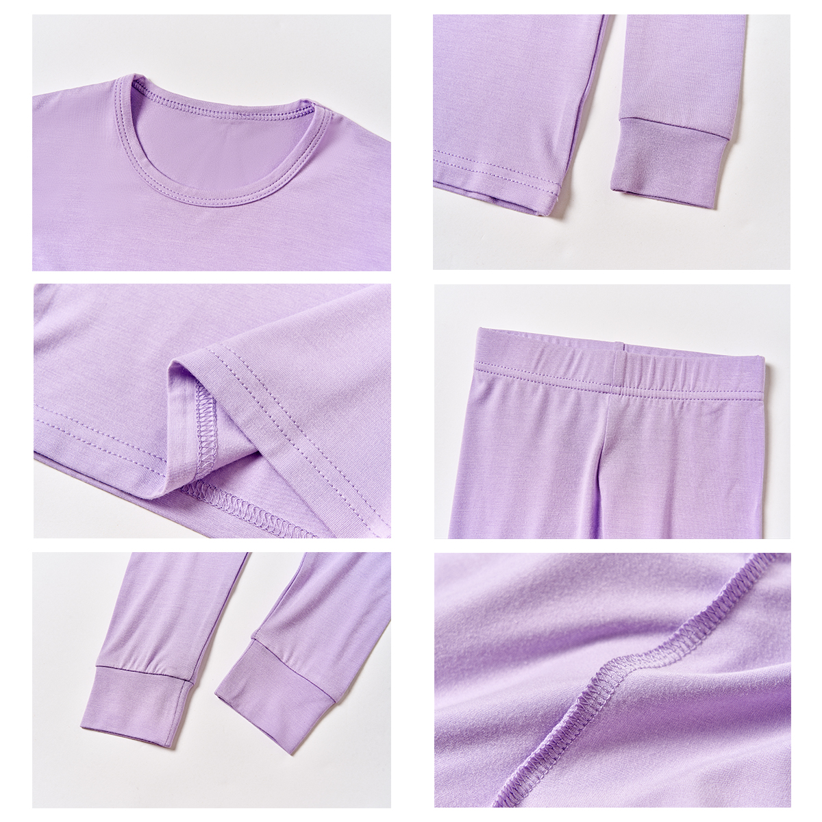 Custom Print Baby Organic 95% Bamboo 5% Spandex Pajamas Set Kids Pants Pajamas Sleepwear Clothes Wholesale Christmas Baby Bamboo - Image 5