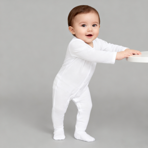 New Series Baby Unisex Footed Pajamas Sleepwear Bodysuit Super Soft 220 Gsm Bamboo Snap Button Closure Toddler Pyjama Romper