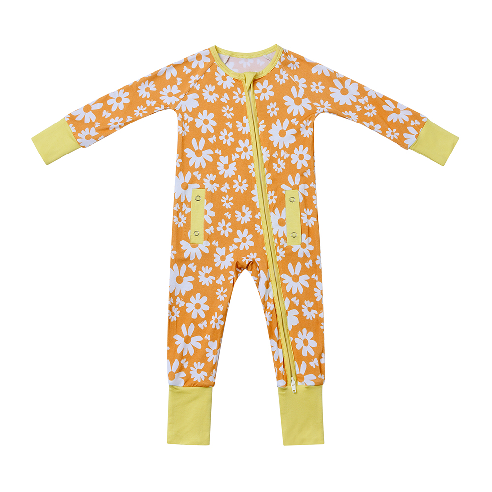 Intubation Friendly Design Baby Clothes 95% Bamboo 5% Spandex Soft Newborn Pajamas Jumpsuit Baby Romper with Side-Snap Openings - Image 5
