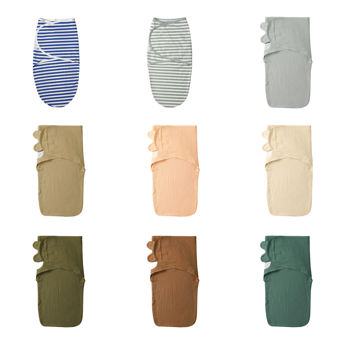 Wholesale Muslin Baby Boys Girls Sleep Bag Swaddle Sack Soft Adjustable Infant Swaddle Sleeping Bag Baby Swaddle Wrap Blanket - Image 5
