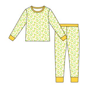 New Printing Baby Boys Girl Suits Set Soft Bamboo Baby Pajamas Set Eco Friendly 2 Pcs Long Sleeve Casual Baby Clothing Set