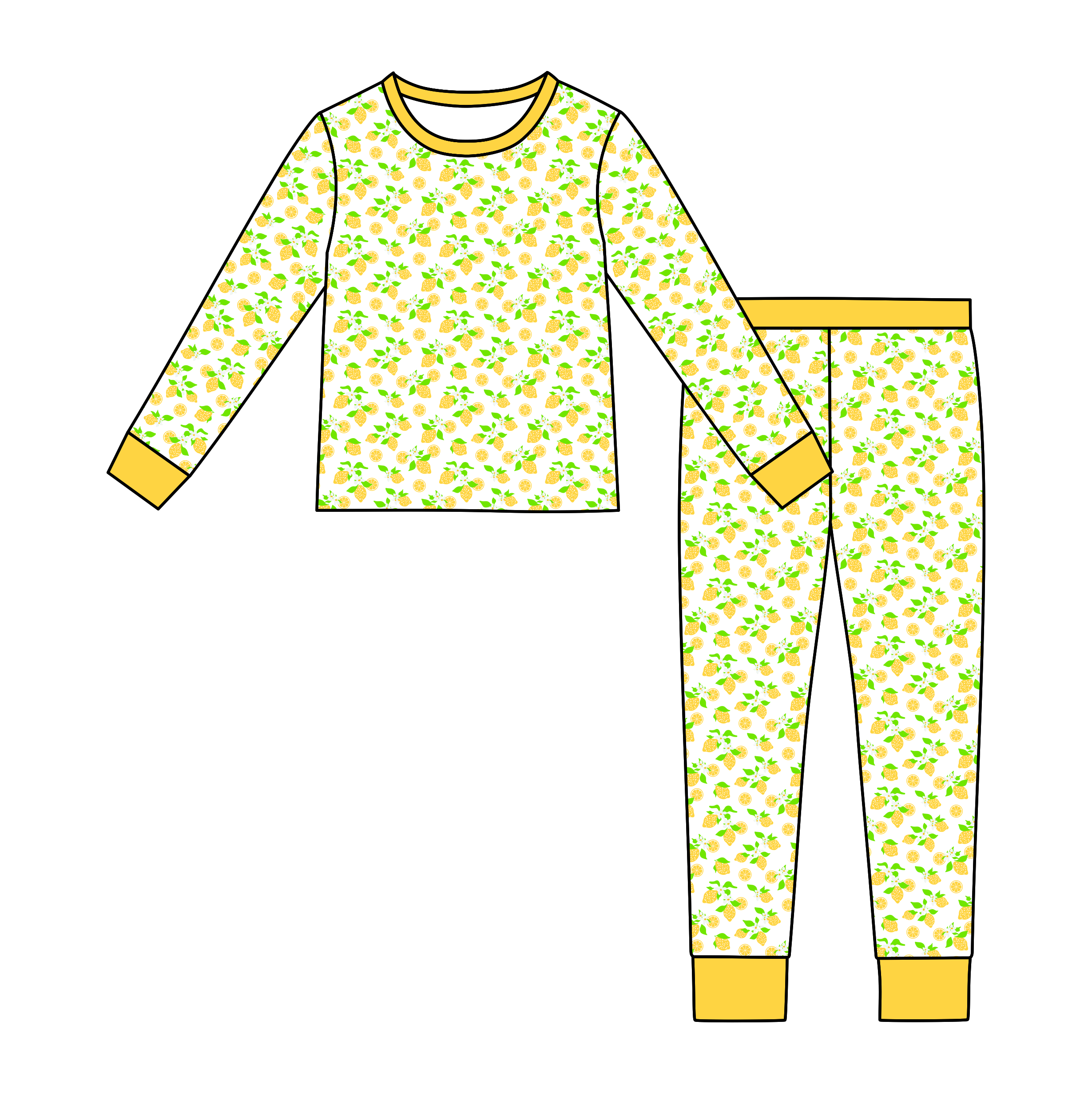 New Printing Baby Boys Girl Suits Set Soft Bamboo Baby Pajamas Set Eco Friendly 2 Pcs Long Sleeve Casual Baby Clothing Set