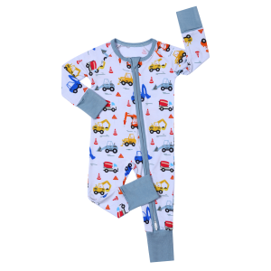 Custom Organic Bamboo Fiber Zippy Newborn Baby Sleepsuit Romper Jumpsuits Sleeper Kid Clothes Baby Pajamas Sleepers