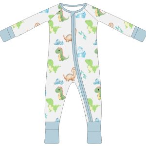 China Factory Custom Print Bamboo Pjs Organic Cotton Bamboo Baby Swaddles Romper Toddler Kid Solid Bamboo Baby Clothes