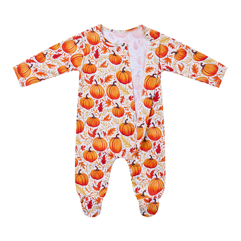 Magnetic Baby Romper Bamboo Infants & Toddlers One Piece Footie Pajamas Bodysuit Newborn Baby Clothes Sleeper Onesie - Image 3
