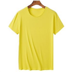 Breathable Organic Bamboo Cotton Tshirt Men Women Bamboo Short Sleeve Blank Solid Color T-shirts T Shirt for Men Women