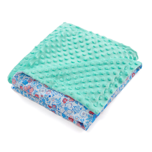 CPC Certification Doudou Newborn Dots Blanket Baby Printed Blanket Polyester Minky Dots Fleece Soft Receiving Blanket for Infant