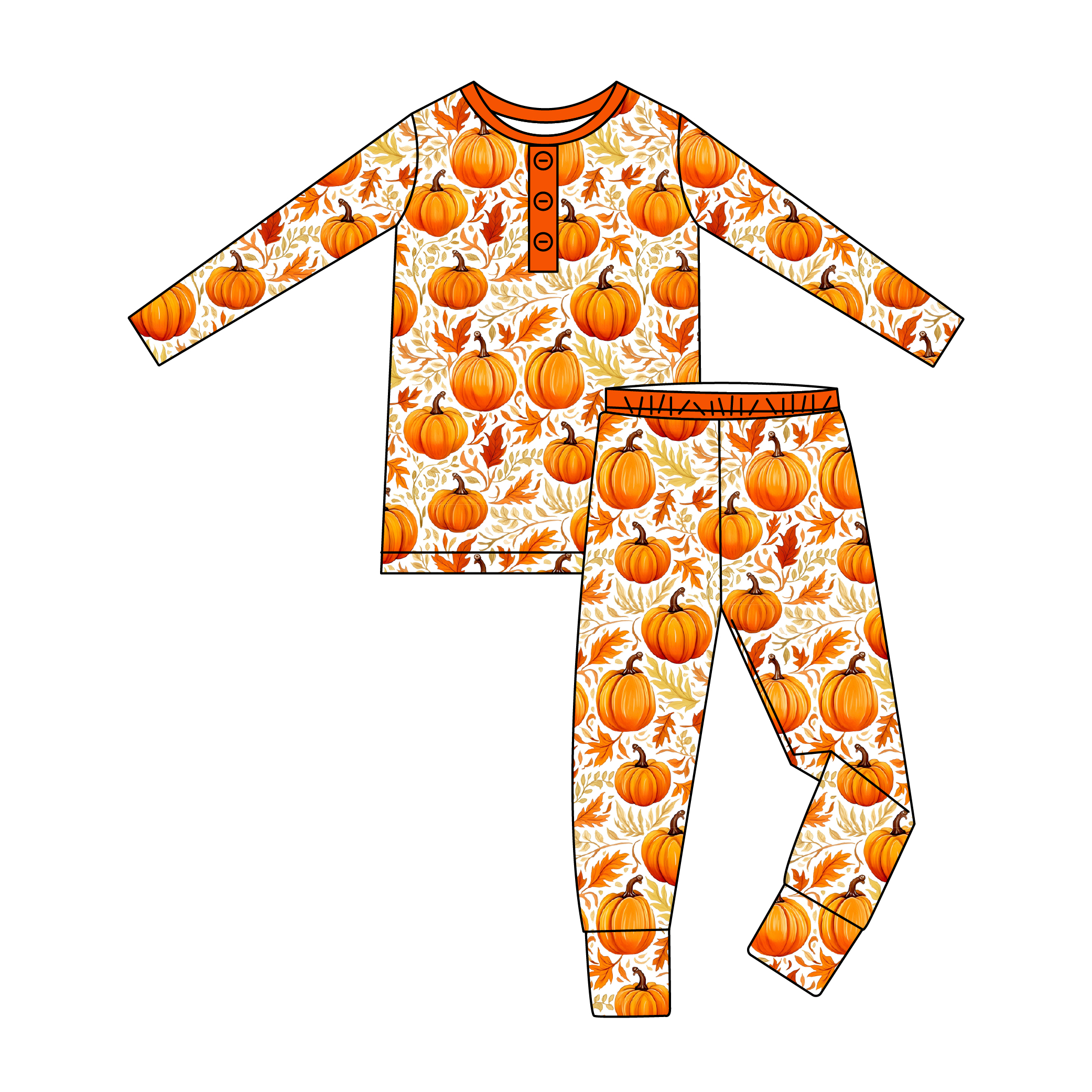 Hot Selling Bamboo Spandex Printing Kids Pajama Set 2pcs Sleepwear Clothes Children Soft Sleeper Shirt and Pants Baby Pyjamas - Image 4