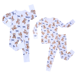 Oekotex Certified Custom Bamboo Baby Pajamas Infant Easter Bodysuit Sleepwear Pijama Clothes Toddler Footie Bamboo Romper