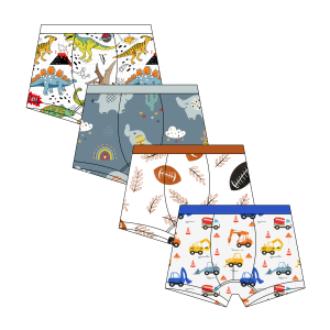 Hot Selling Organic Bamboo Children Boys Boxers Underwear Breathable Infant Panties Underpant Toddler Boys Short Boxer Briefs