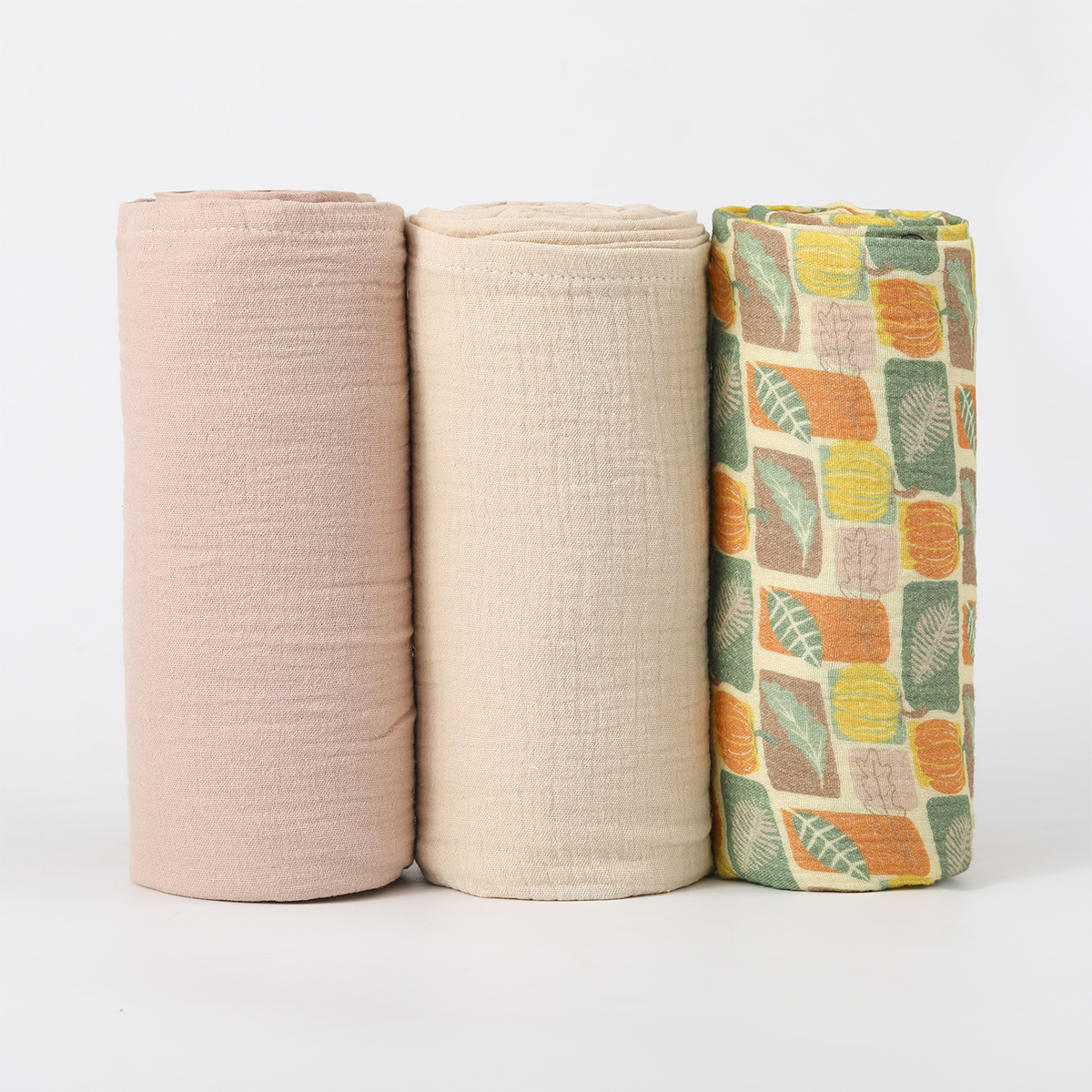 Multipurpose Newborn Baby 100% Cotton Fabric Muslin Blanket 47*47 Inches Baby Boys Girls Essentials Gift Blanket for Infant Baby - Image 3