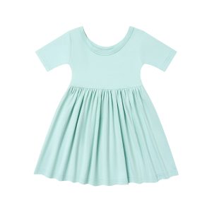Custom Newborn Little Girl Clothes Princess Girl Dress Soft and Breathable Bamboo Kid Girls Birthday Dresses