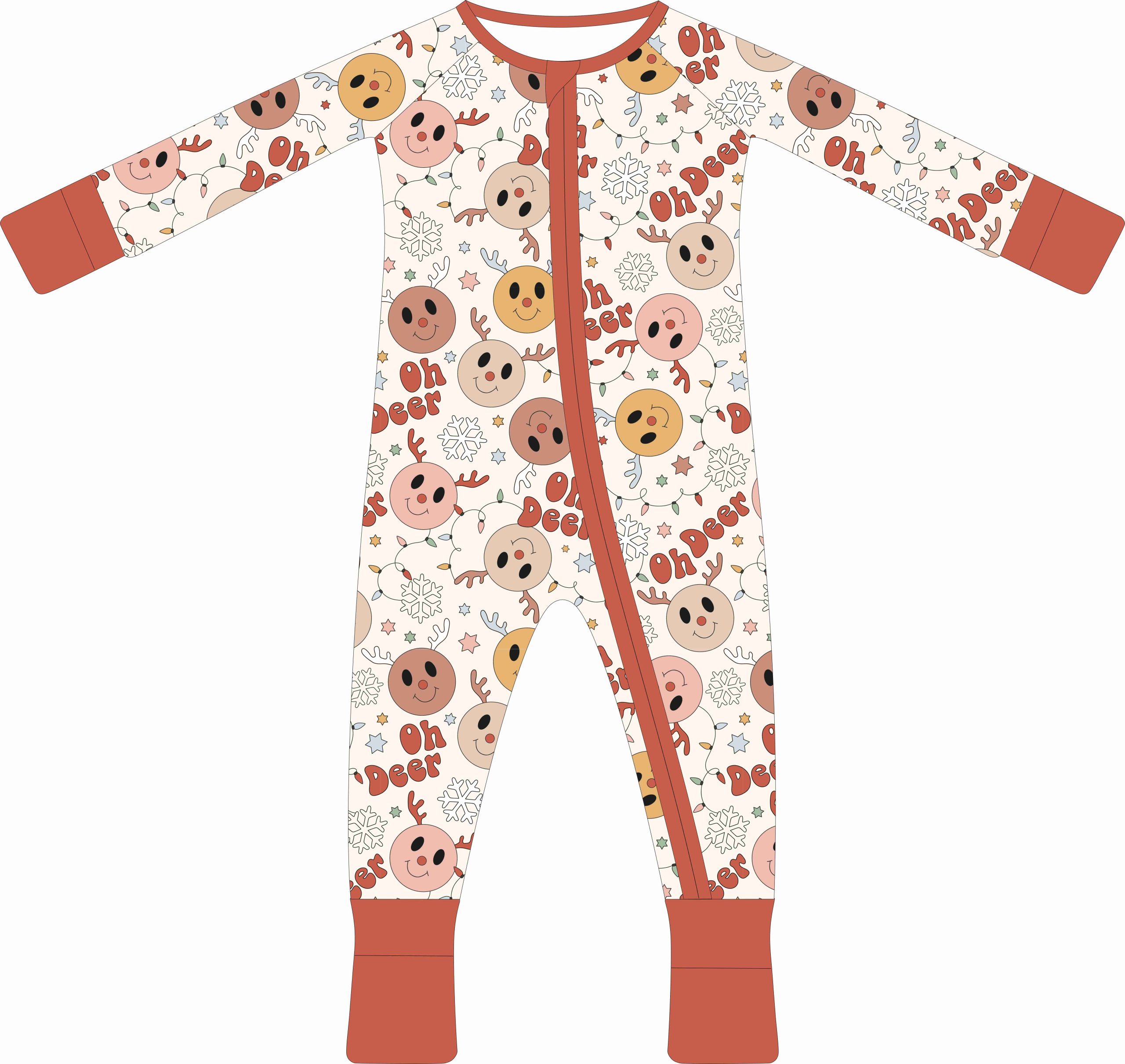 Wholesale Custom Print Custom Logo Baby Bamboo Clothes Spring Flower Baby Rompers Kids Clothes Bamboo Pajamas - Image 2