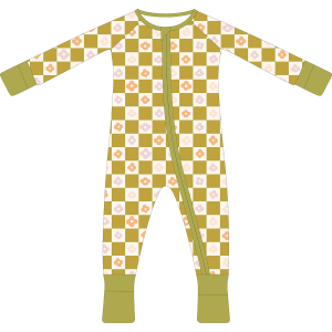 Wholesale Custom Reactive Print Organic Bamboo Clothing Zip Baby Rompers Baby Rompers