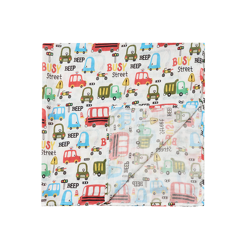 Custom Pattern Baby Swaddle Wrap Blanket Digital Printed Infant Muslin Toddler Swaddle Wrap Newborn Sleep Blanket Swaddle - Image 3