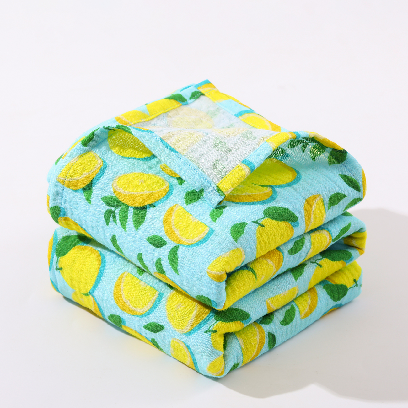 Multipurpose Newborn Baby 100% Cotton Fabric Muslin Blanket 47*47 Inches Baby Boys Girls Essentials Gift Blanket for Infant Baby