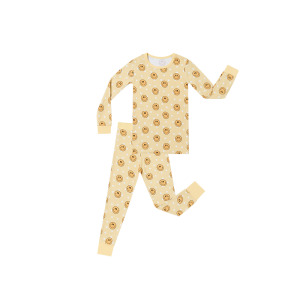 Custom Print Organic Bamboo Baby Toddler Girl's Boy's Sleepwear Pjs Children's Clothing Set Kid Two Pieces Pajamas Set