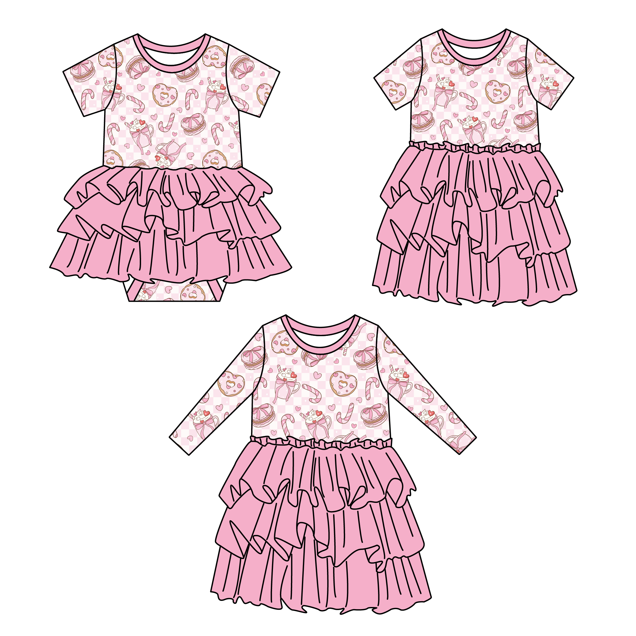 Custom Organic Bamboo Baby Girls Tutu Dress Romper Bodysuit Princess Kids Girls Pattern Tulle Dress Children Tutu Skirt Onesie - Image 4