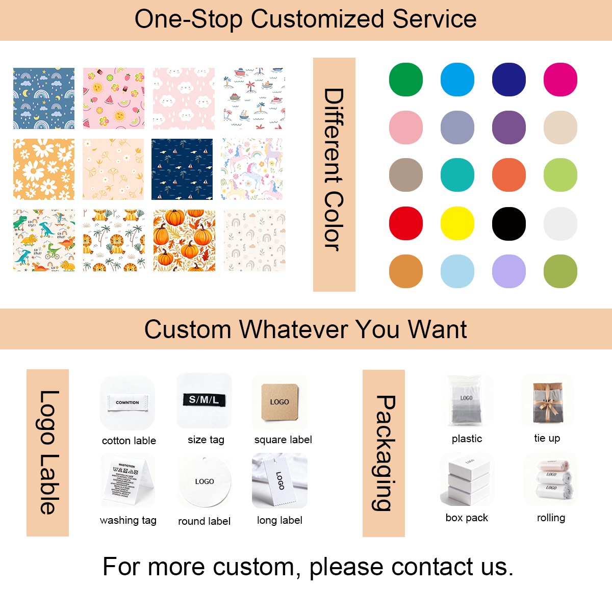 Wholesale Organic Bamboo Cotton Baby Girls Clothing Sets Custom Print Two Pieces Long Sleeve Homewear Pajamas Children Pyjamas - Image 5