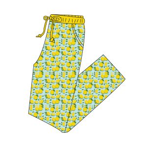 Custom Organic Bamboo High Waist Breathable Sleepwear Children Pyjama Trousers Joggers Print Knitted Family Clothing Girls Pants