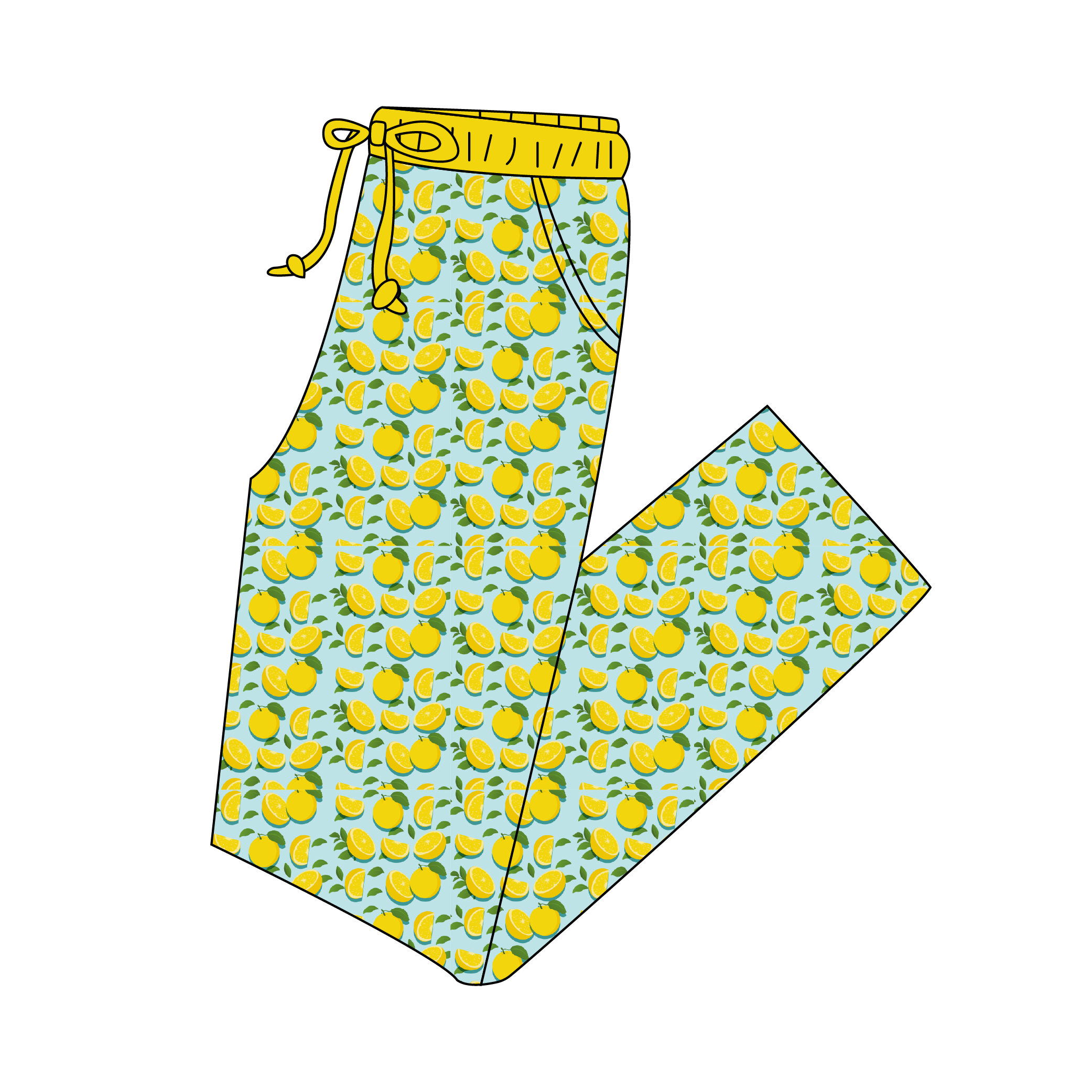 Custom Organic Bamboo High Waist Breathable Sleepwear Children Pyjama Trousers Joggers Print Knitted Family Clothing Girls Pants