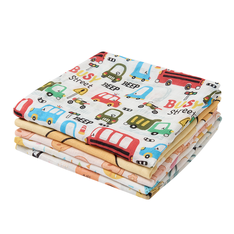 Custom Pattern Baby Swaddle Wrap Blanket Digital Printed Infant Muslin Toddler Swaddle Wrap Newborn Sleep Blanket Swaddle - Image 2