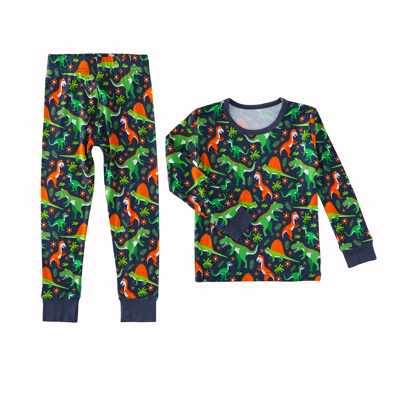 Custom Print Bamboo Kid Toddler Two Pieces Set Toddler Sleepers Children Pajamas Clothes Baby 2 Piece Clothing Set - Image 2