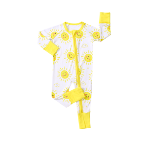 Custom 95% Bamboo 5% Spandex Unisex Newborn Baby Plain Color Print Short Sleeve Onesie Clothes Toddler Bodysuits