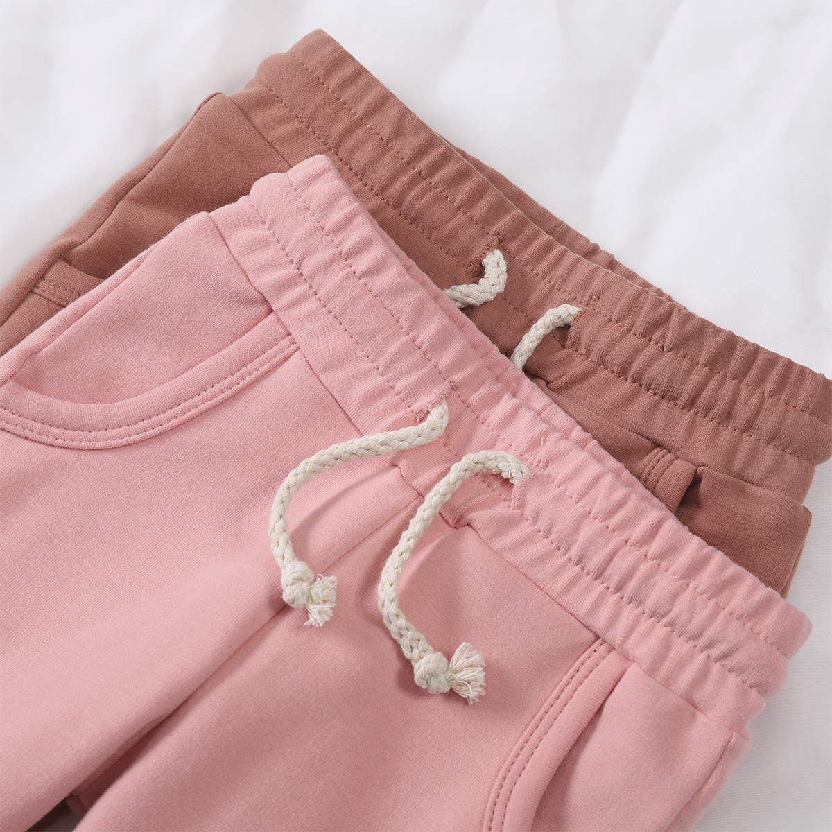 Custom Unisex Organic Bamboo Cotton Two-piece Kids Clothing Sets French Terry Baby Jogger Set Kid Tracksuits Bamboo Sweatshirt - Image 5