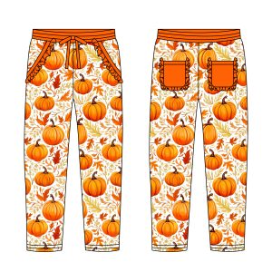 Hot Selling Kids Unisex Bamboo Trousers High Waist Newborn Long Leggings Pajama Jogger Printing Pattern Breathable Toddler Pants