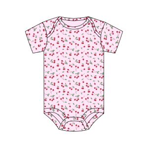 OEM Babybody Summer Zipper Short Sleeve Short Baby Rompers Clothes Pajamas Bamboo