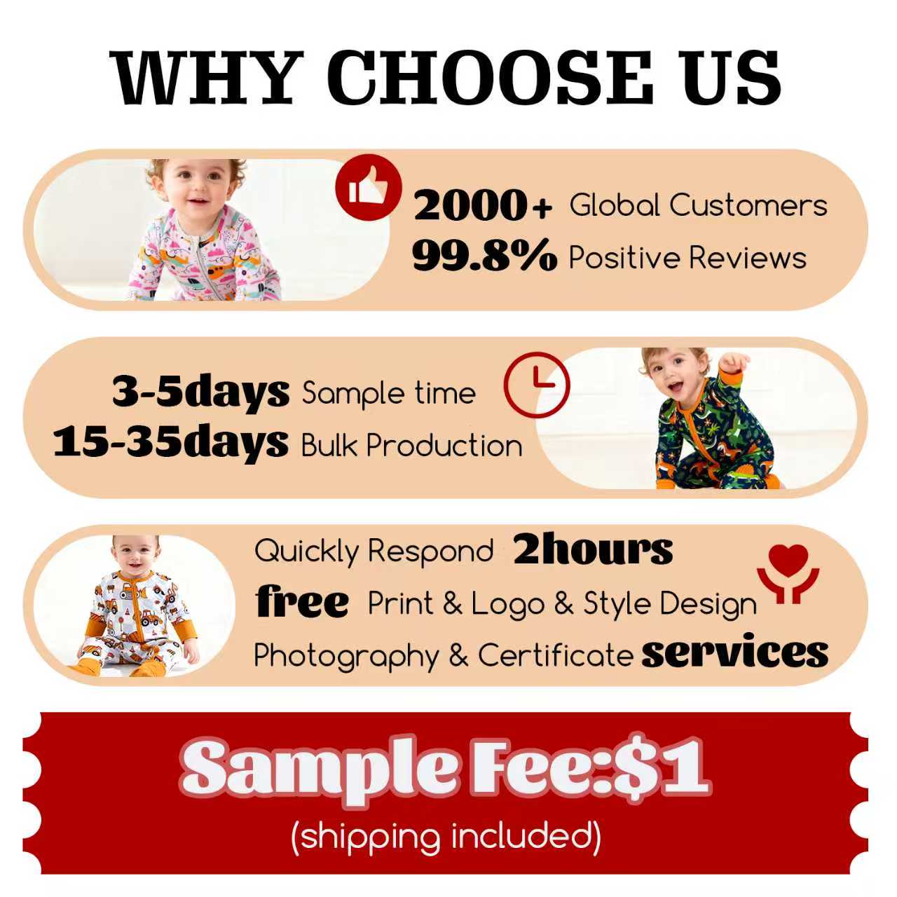 Custom Printed 95% Bamboo 5% Spandex Fiber Baby Unisex Pajamas Set Long Sleeve Sleeper Clothing 2pcs Set Homewear for Children - Image 5