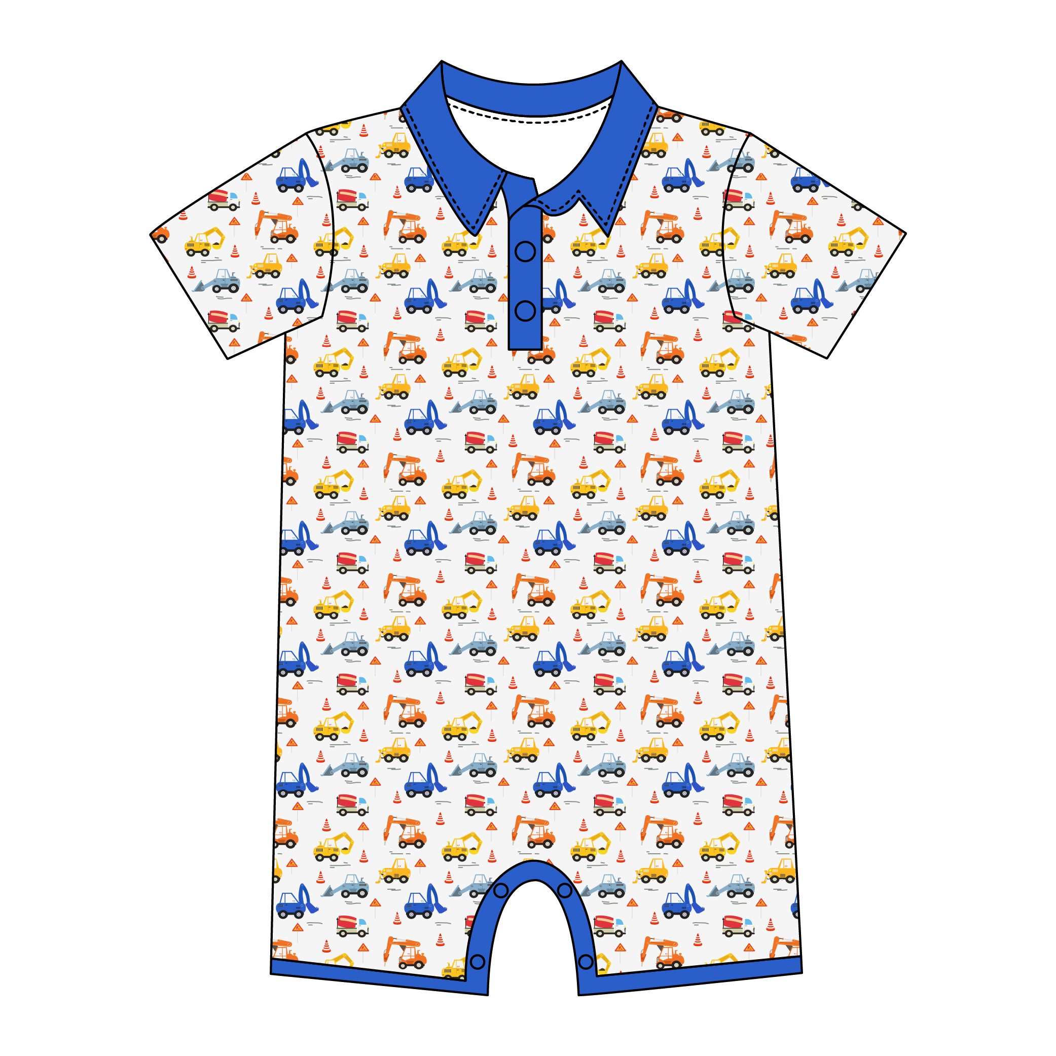 High Quality Bamboo Spandex Summer Short Sleeve Baby Romper Polo Shortall Pajama Newborn Print Pattern One Piece Kids Bodysuit