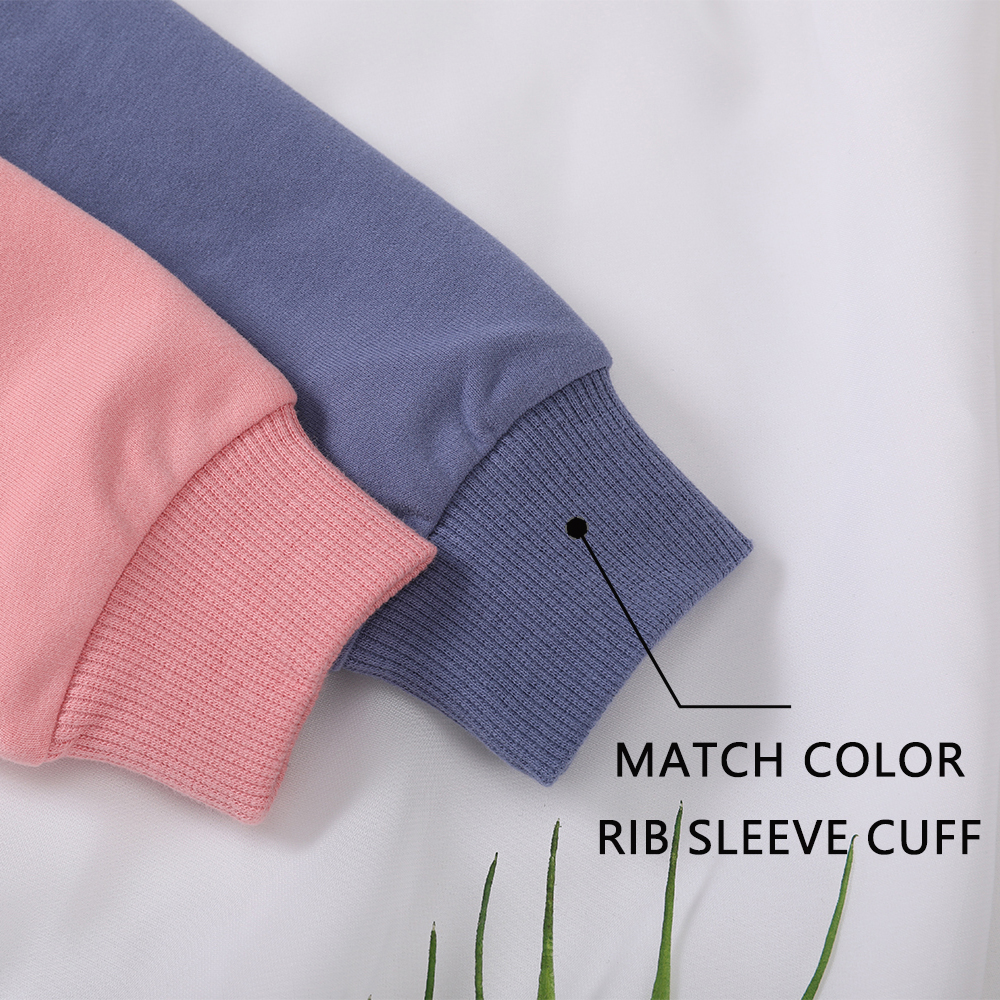 Ready to Shop Long Sleeve French Terry Kids Clothes Baby Crewneck Sweatshirt Custom Printed Logo Children Pullovers Tracksuit - Image 4