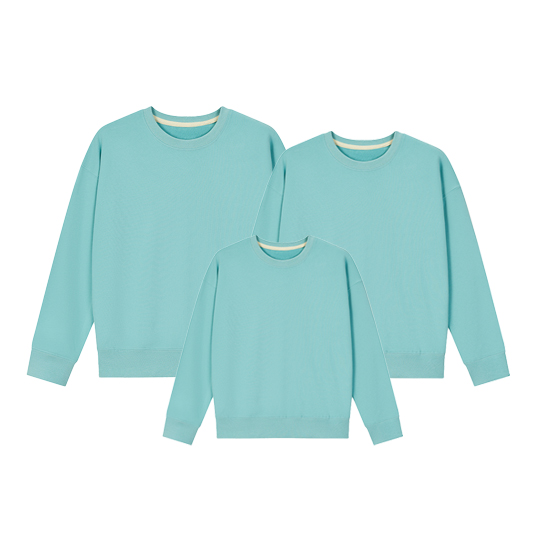 Unisex French Terry Pullover Sweatshirt and Sweatpants Set Mommy and Me Tracksuit Outfits Family Matching Clothes Jogger Sets