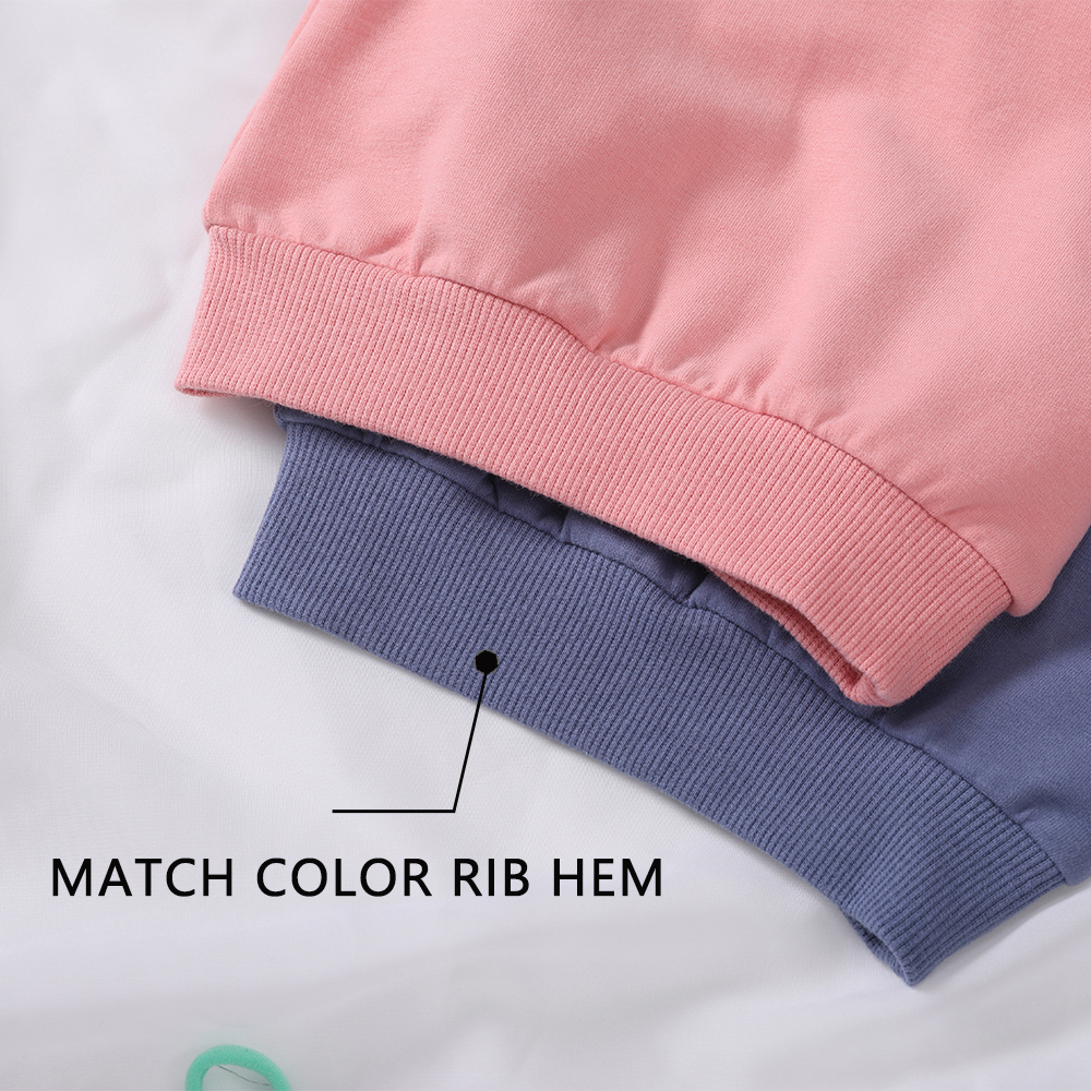 High Quality Organic Cotton Baby O-neck Sweatshirt Toddler French Terry Top Clothing Kids Unisex Long Sleeve Infant Sweatshirt - Image 6