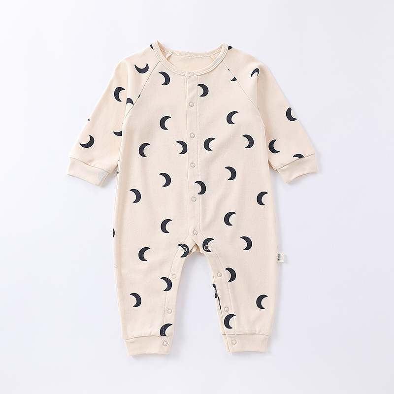New Born Custom Long Sleeves Kids Clothes Baby Infant Rompers 100% Cotton Snap Button Romper for Baby - Image 5