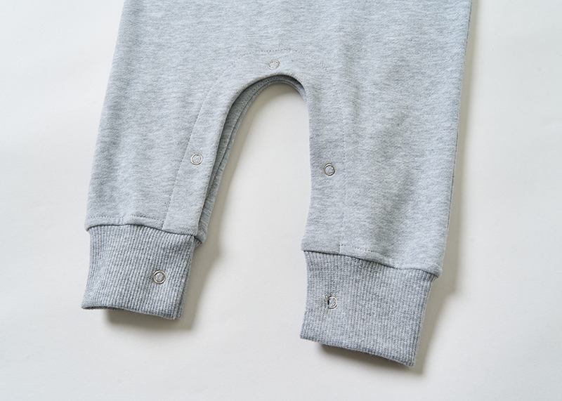 Custom Color Unisex 70% Bamboo 30% Cotton Long Sleeve Baby Romper Snap Button Jumpsuit Toddler Baby Bubble Sweatshirt Romper - Image 5