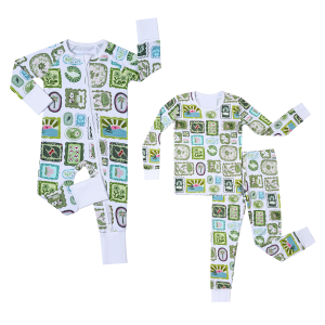 Customized Bamboo Fabric Baby Clothes Pajama Joyful Kids Brand Mystery Bamboo Homewear Jumpsuit Infant Sleeper Romper