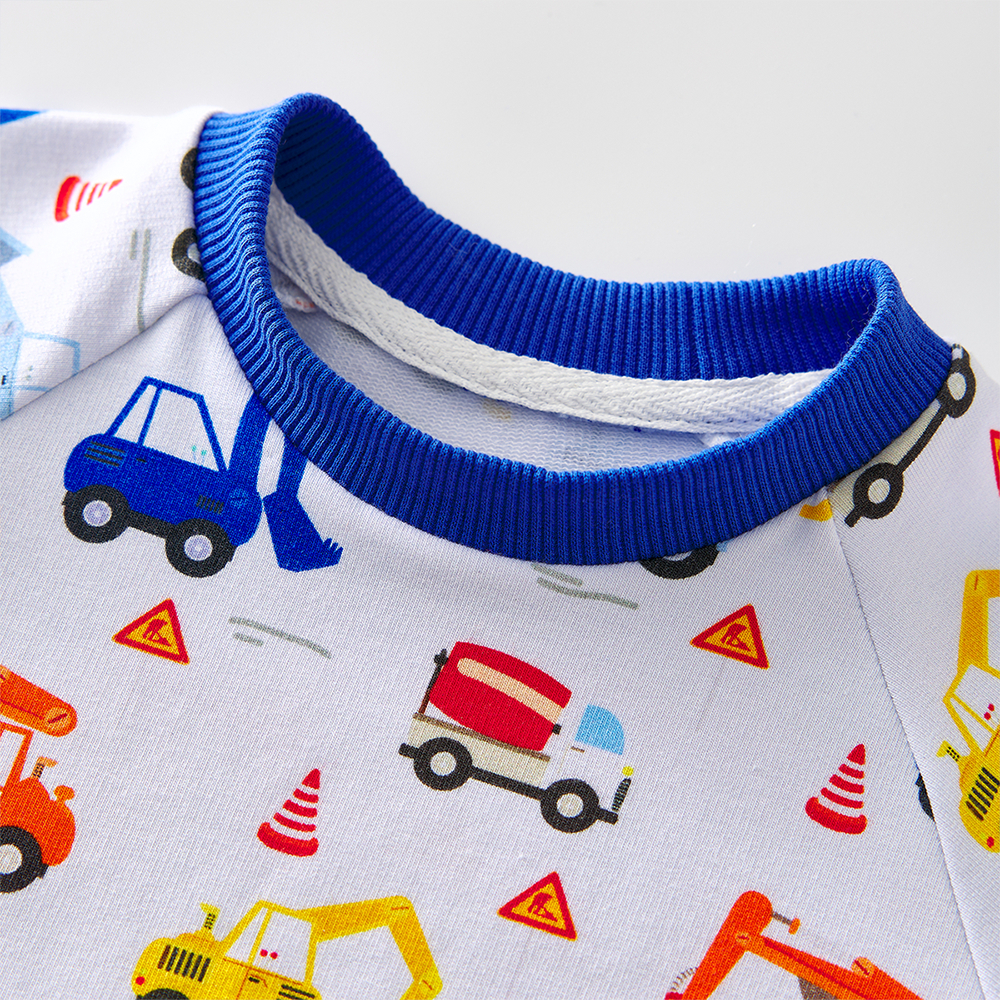 New Design Children Winter Sweatshirt Clothes Soft Bamboo Cotton Toddler Tracksuit Crewneck Pullover Long Sleeve Kids Sweatshirt - Image 4