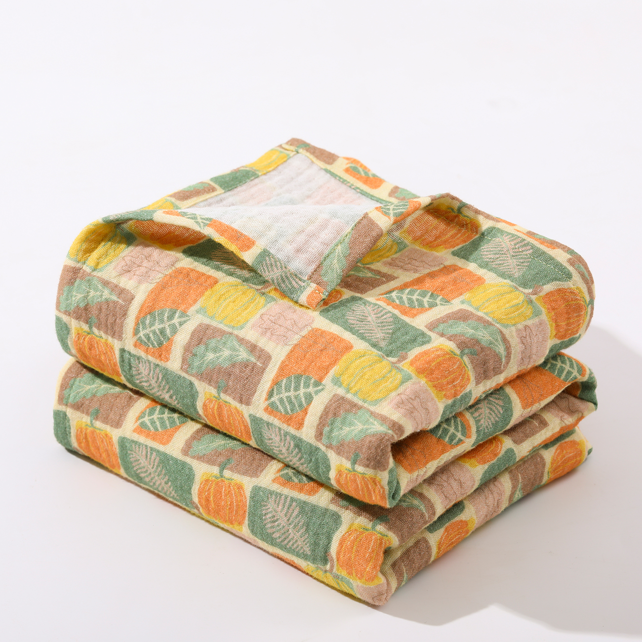 Eco-Friendly100% Cotton Muslin Newborn Swaddle Wrap Double Layer Infant Blanket Cotton Gauze Fabric Baby Receiving Blanket - Image 2