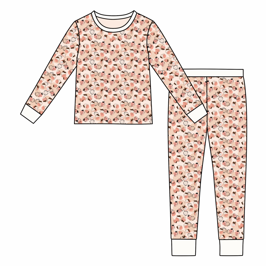 New Printing Baby Boys Girl Suits Set Soft Bamboo Baby Pajamas Set Eco Friendly 2 Pcs Long Sleeve Casual Baby Clothing Set - Image 2
