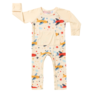 Customized Pattern Organic Bamboo Newborn Onesie Snap Button Breathable Toddler Jumpsuit Sleepwear Pajama Clothes Baby Romper