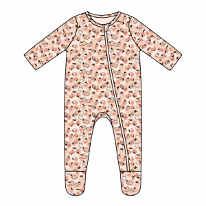 Unisex Baby Infant Footed Zipper Organic Bamboo Viscose Spandex Onesie Jumpsuit Sleepwear Pajamas Kid Toddler Rompers Clothes