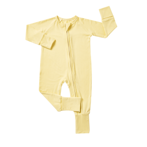 Ropa De Bambu Custom 95% Bamboo Rayon 5% Spandex Baby Onesie Romper Pajamas Clothes Bamboo Fabric Sleepwear Pajamas Clothing