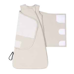 Hot Selling Double Zipper Adjustable Baby Bamboo Swaddle Wrap Sleeping Sack Newborn Velcro Swaddle Home Night Sack Sleeper Bag