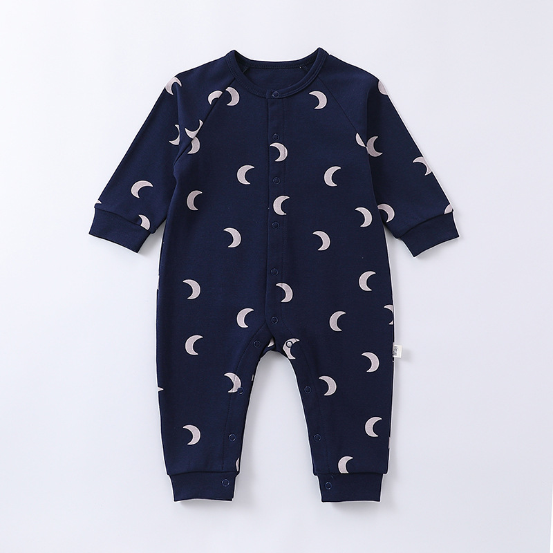 New Born Custom Long Sleeves Kids Clothes Baby Infant Rompers 100% Cotton Snap Button Romper for Baby - Image 6